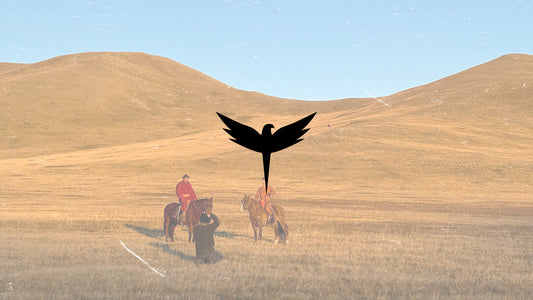 Mongolia Landscape and Mandkhai Logo