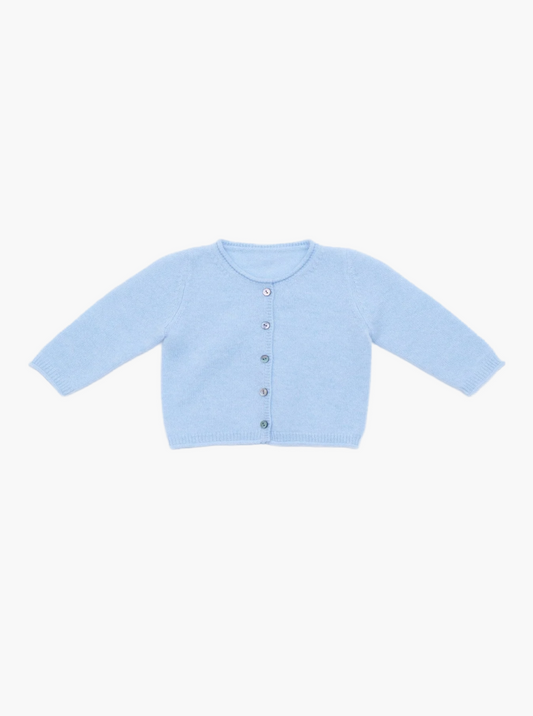 Light Blue Baby Cashmere Knit Cardigan