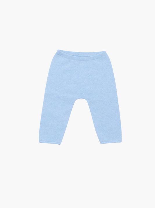 Light blue baby cashmere leggings