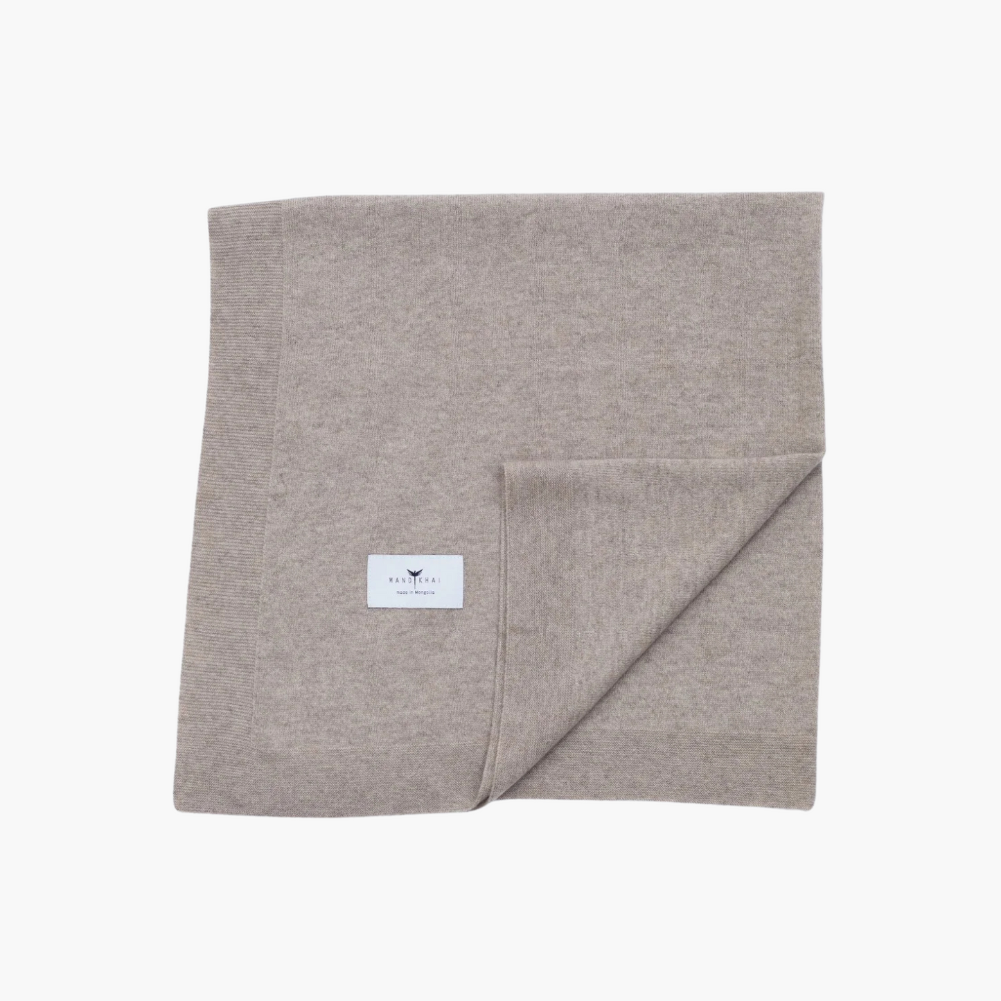 Light Brown Baby Cot Cashmere Blanket