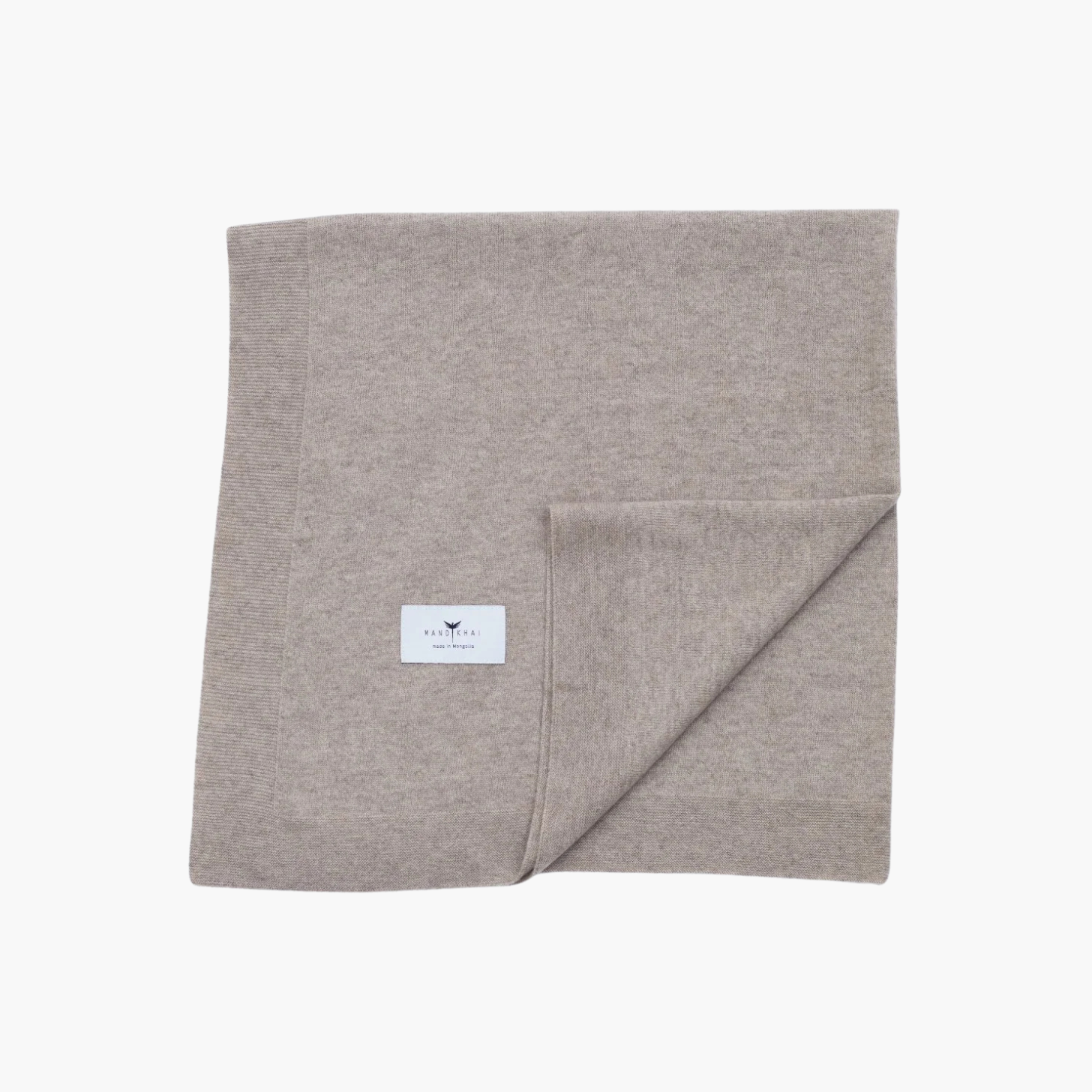 Light Brown Baby Cot Cashmere Blanket