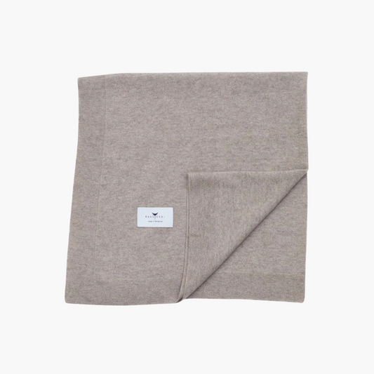 Light Brown Baby Cot Cashmere Blanket