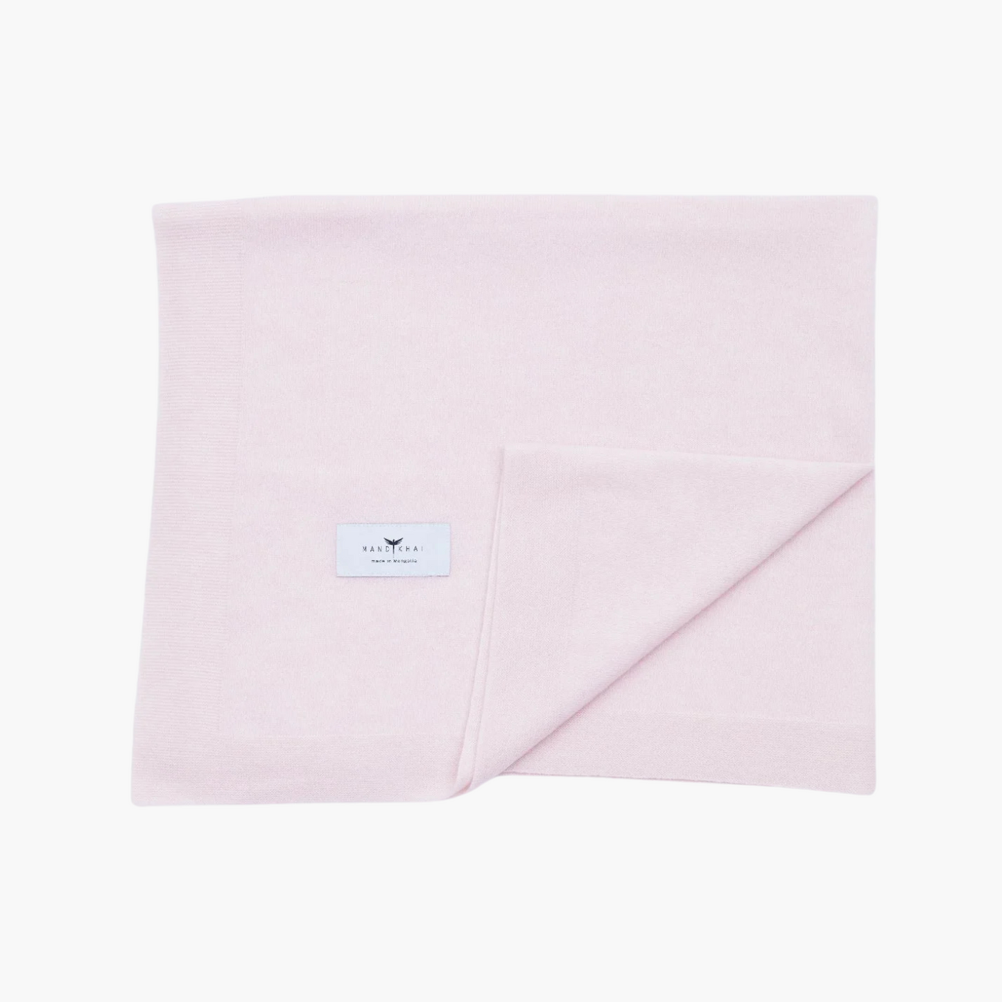 Front light pink cot cashmere blanket
