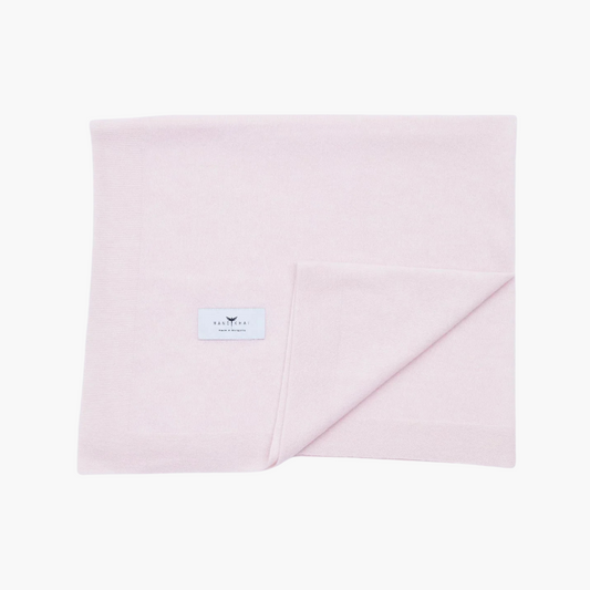 Front light pink cot cashmere blanket