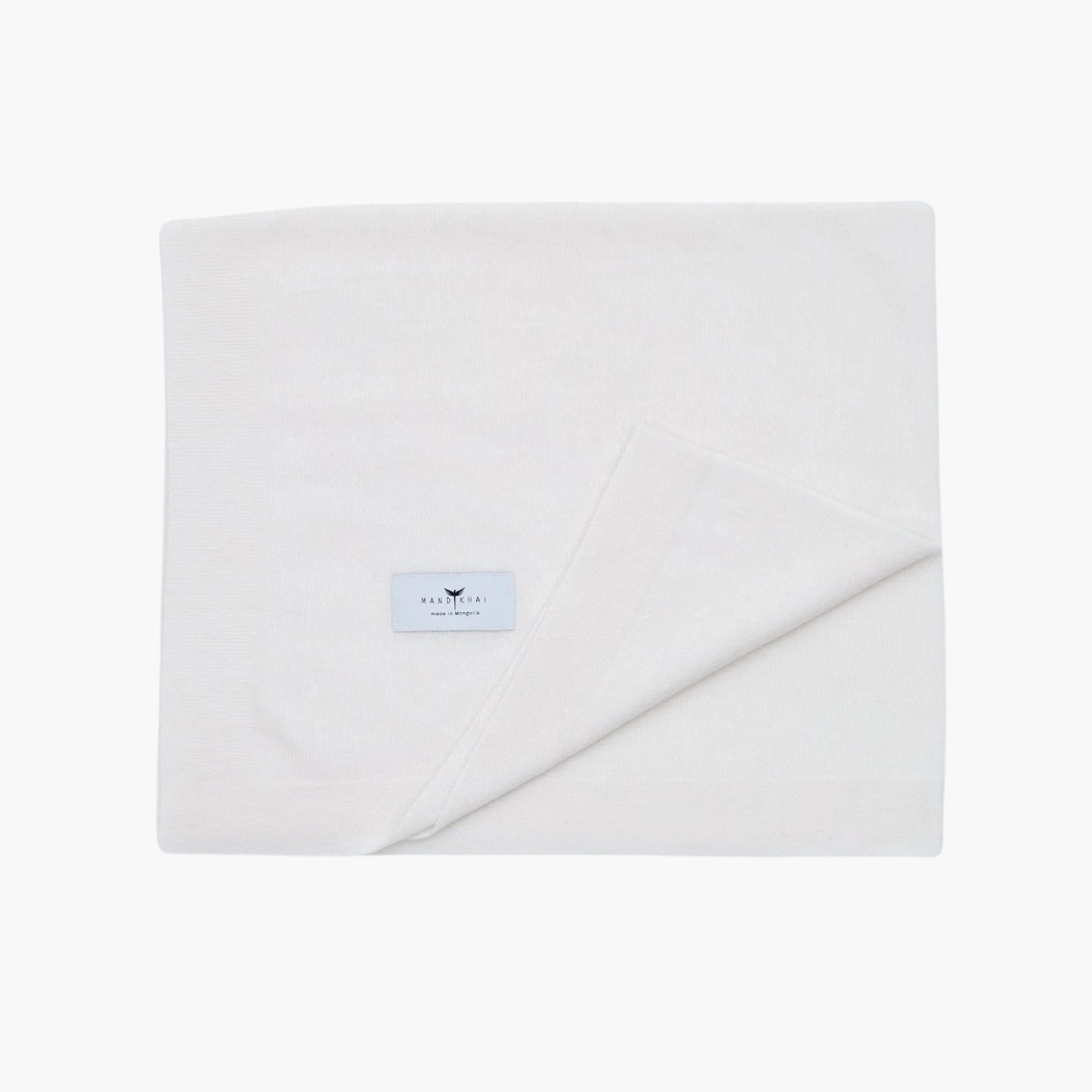 Front white baby cot cashmere blanket