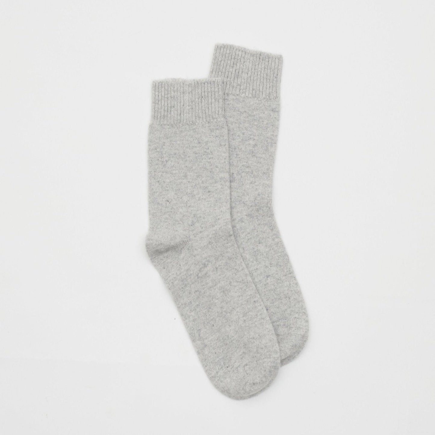 Light Grey Cashmere Short Socks