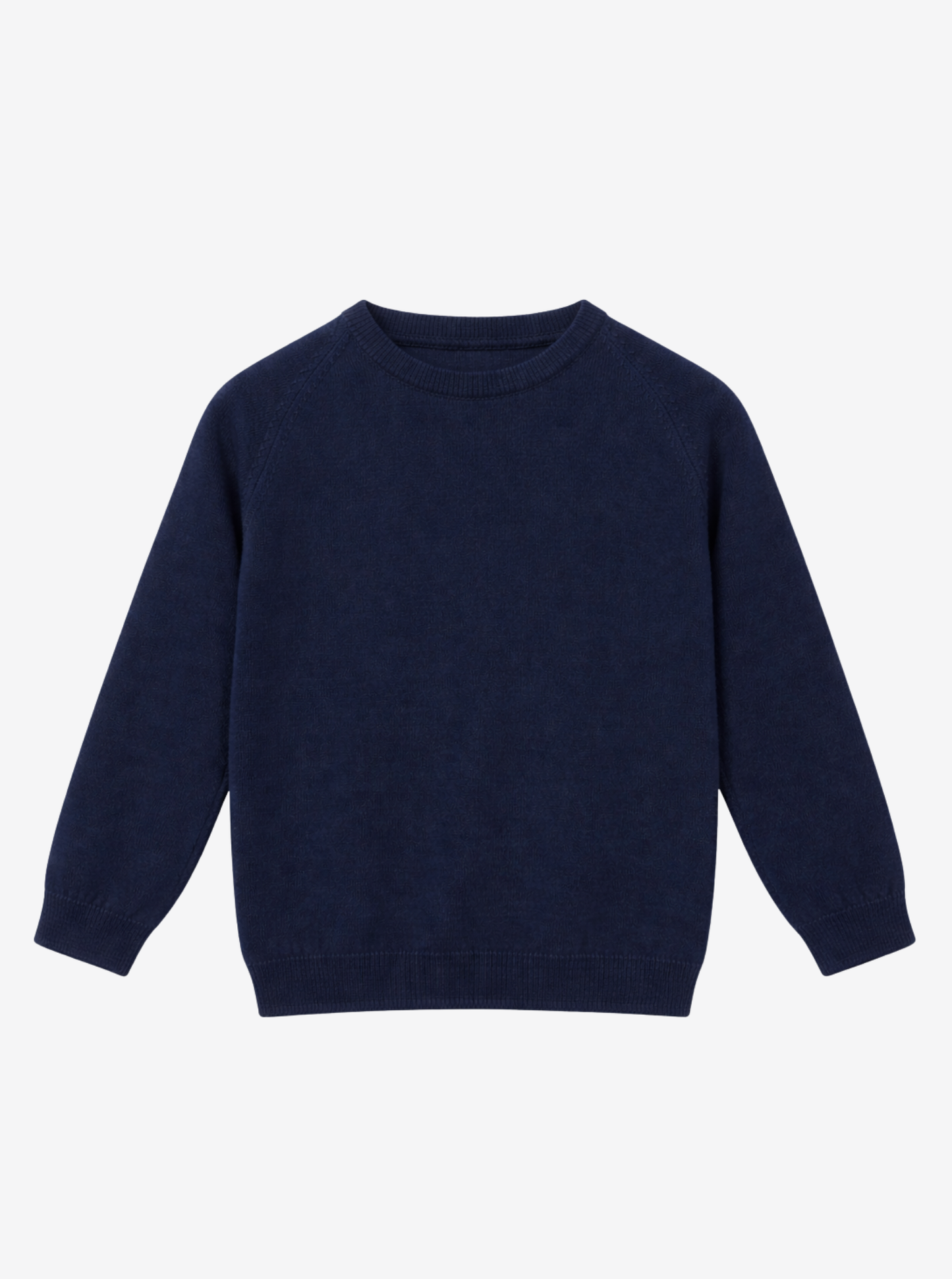 Navy Kid’s Cashmere Panda Face Jumper
