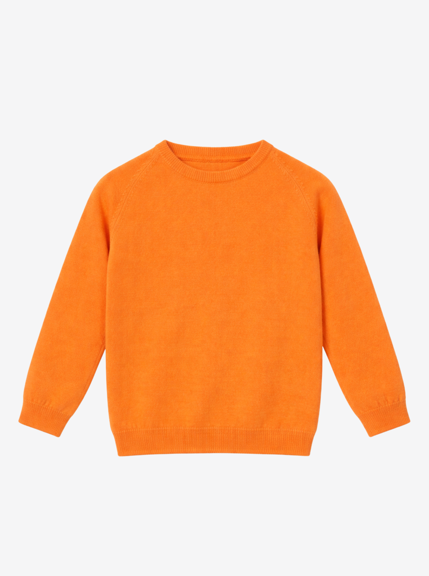 Orange Kid’s Cashmere Panda Face Jumper
