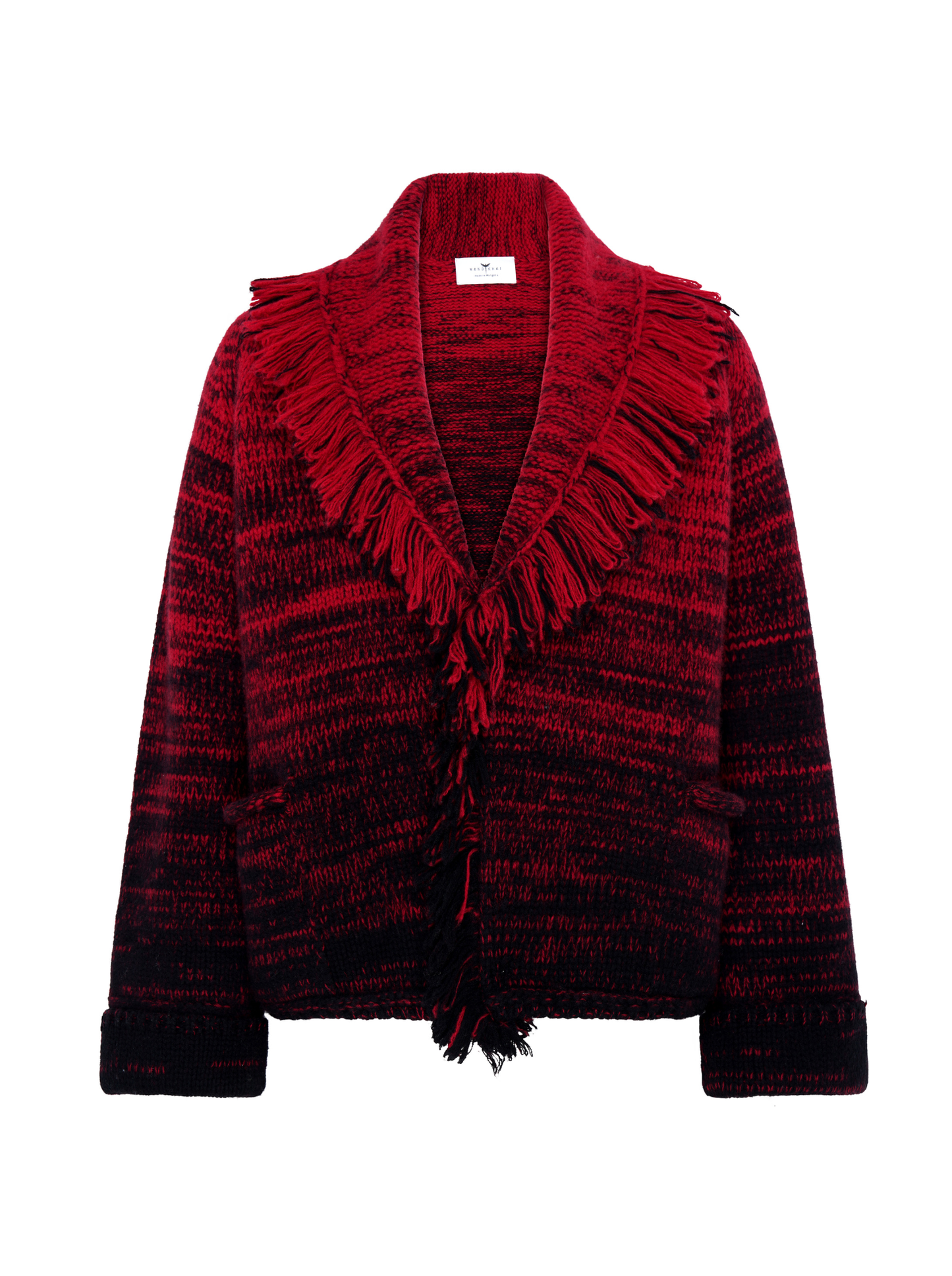 Red/black Cashmere Pimp Jacket