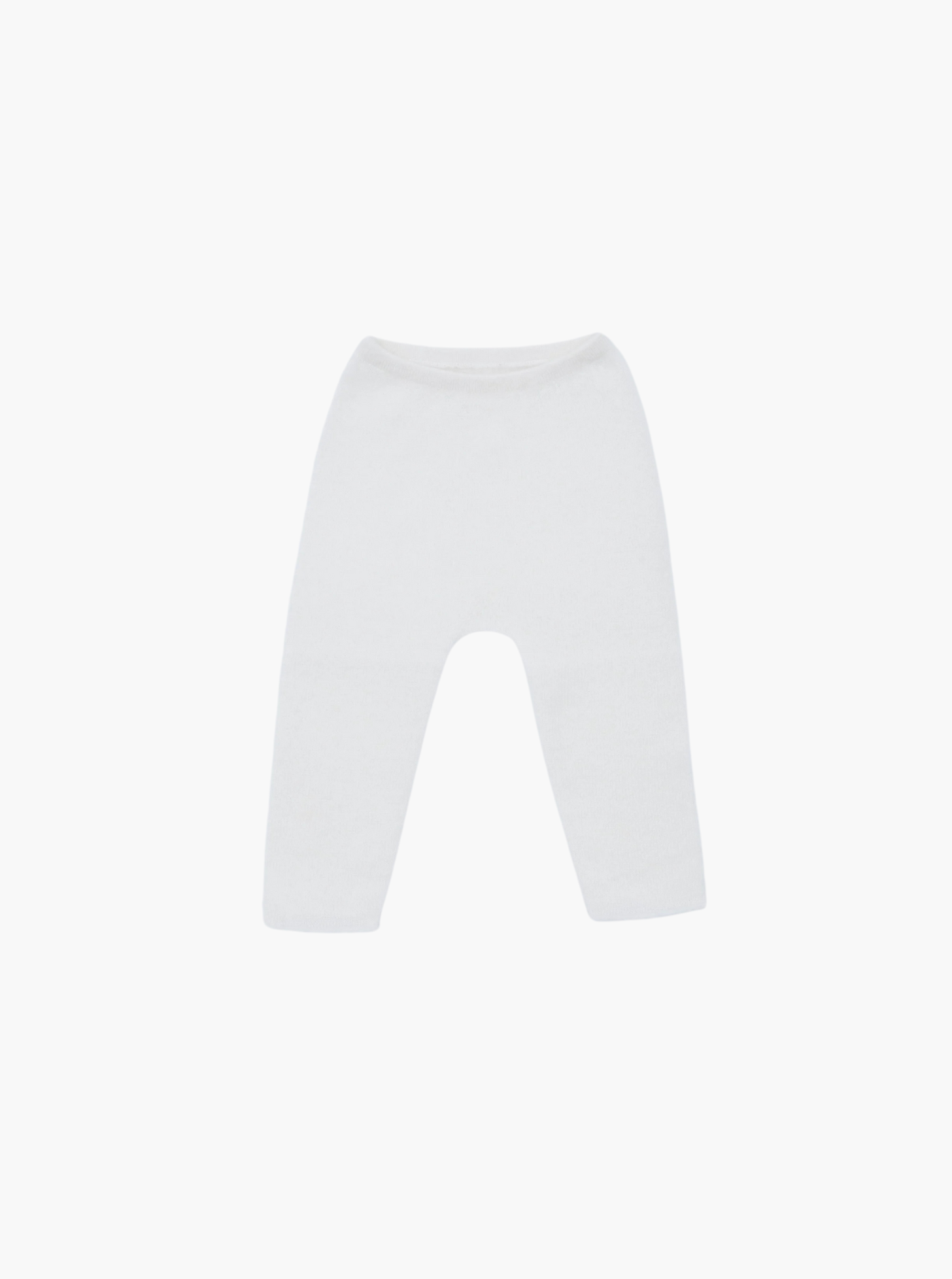 white baby cashmere leggings