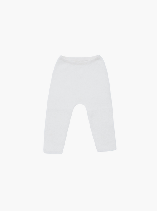 white baby cashmere leggings