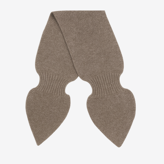 Brown Cashmere Neck Scarf