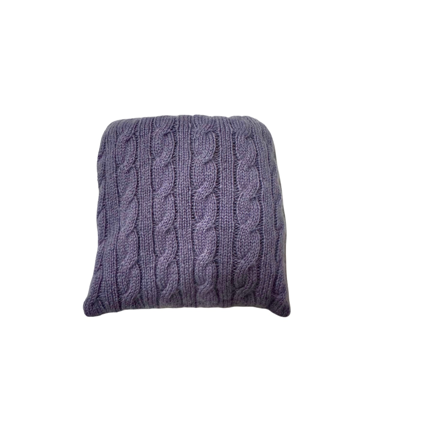 Cable Knit Mini Lavender Cushion