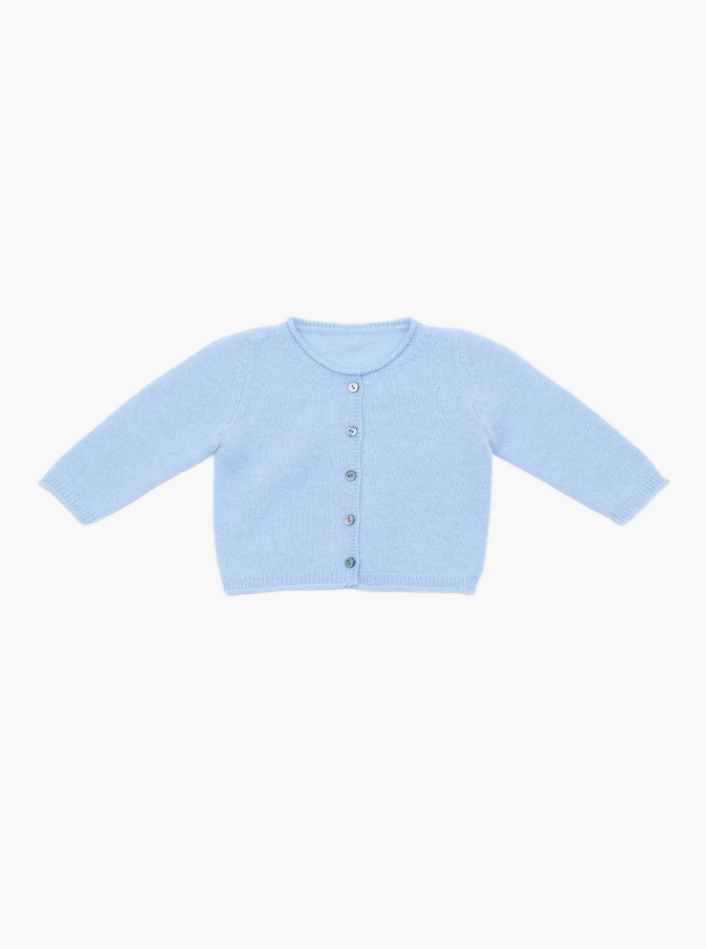 Light Blue Baby Cashmere Knit Cardigan