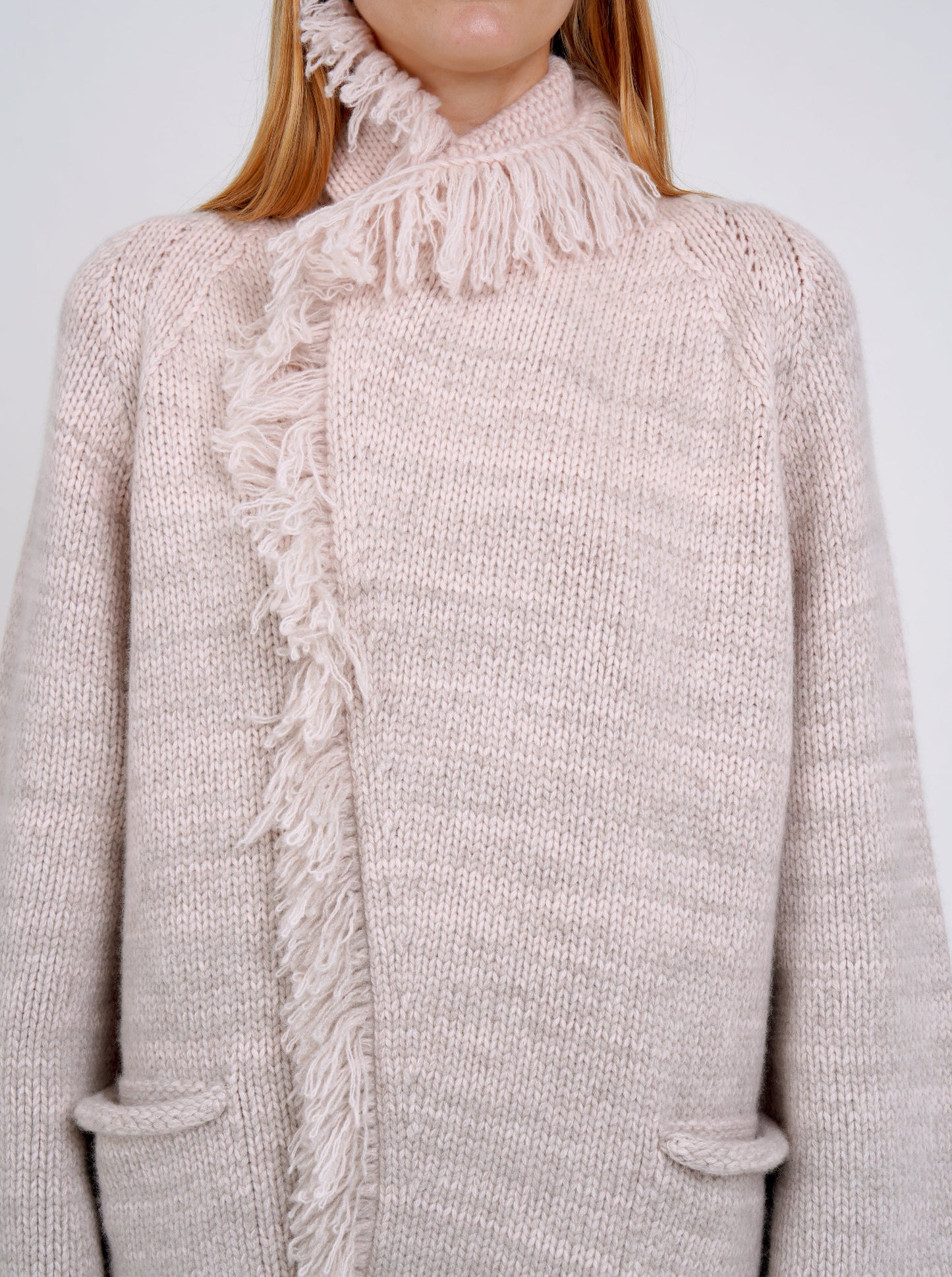 New Beige/ Peach Cashmere Pimp Jacket