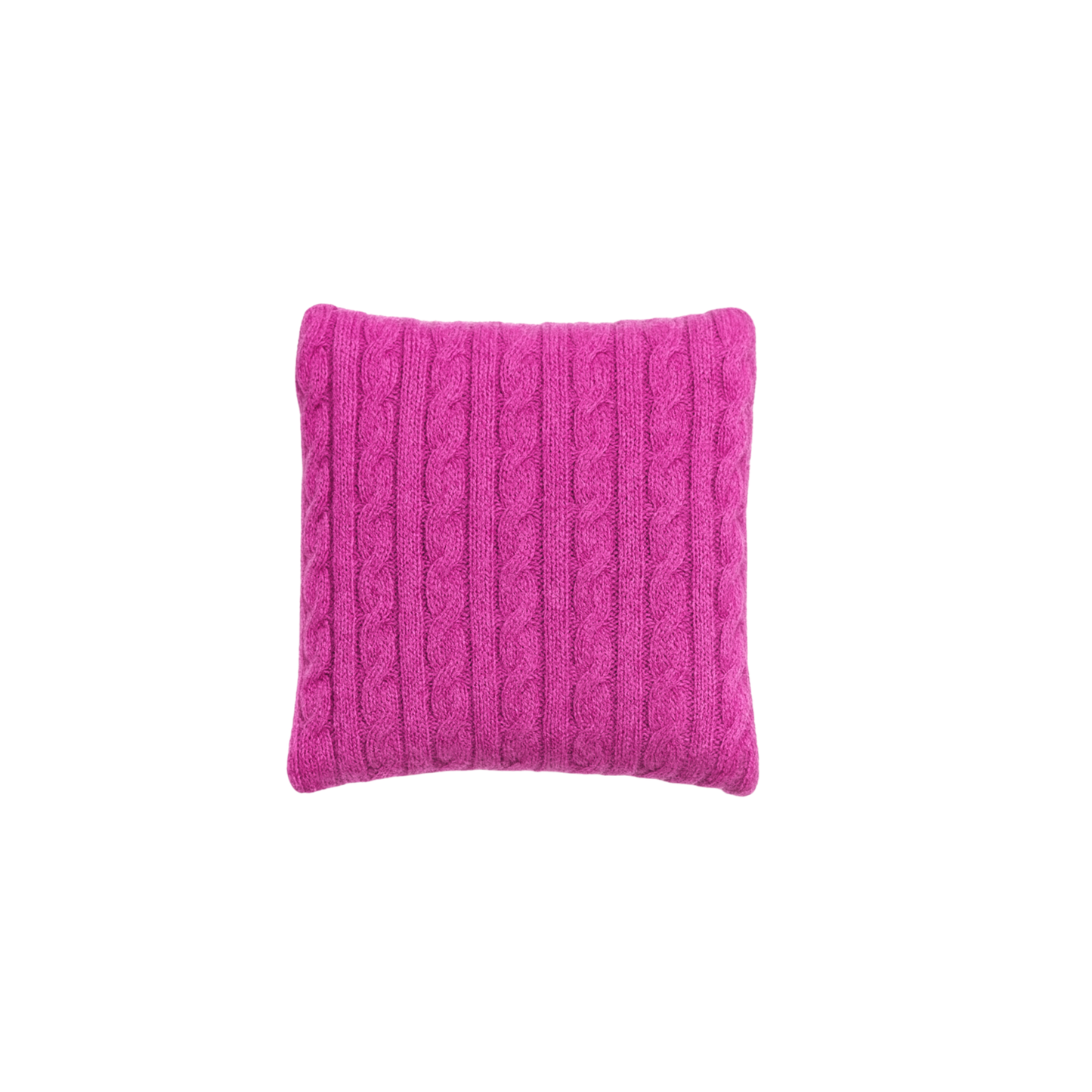 Fuchsia Cable Knit Lavender Cushion