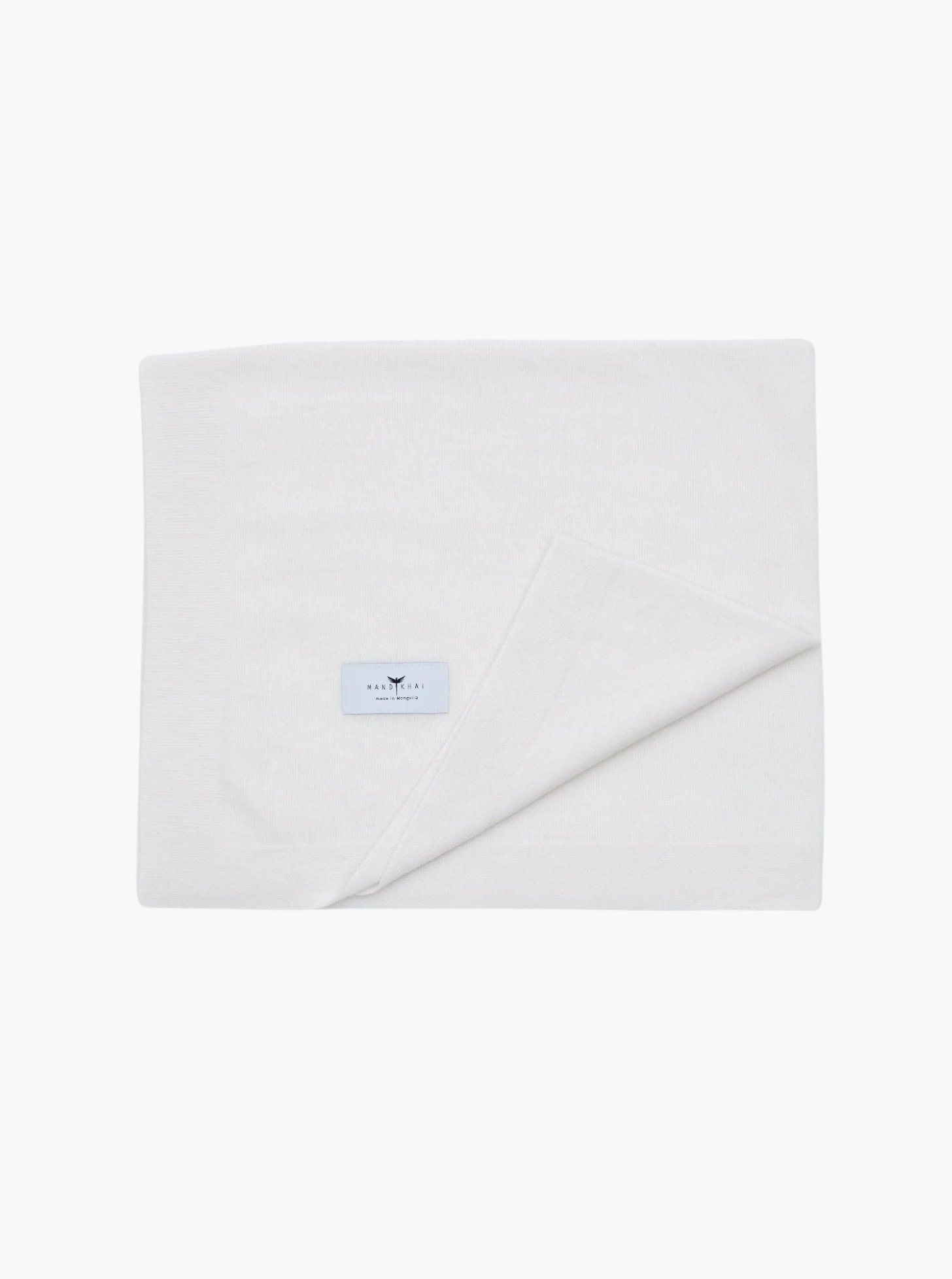 Front white baby cot cashmere blanket