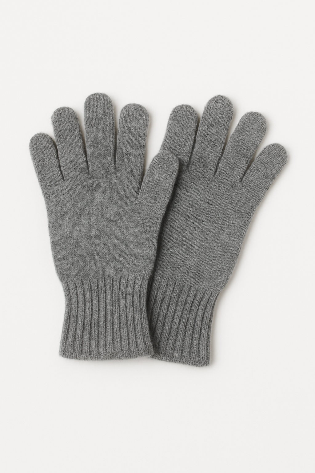 grey cashmere gloves 