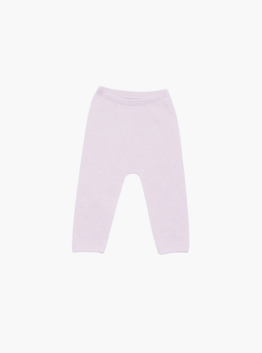 Light pink baby cashmere leggings