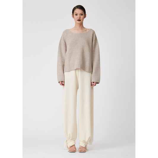 Cashmere Tie Back Jumper