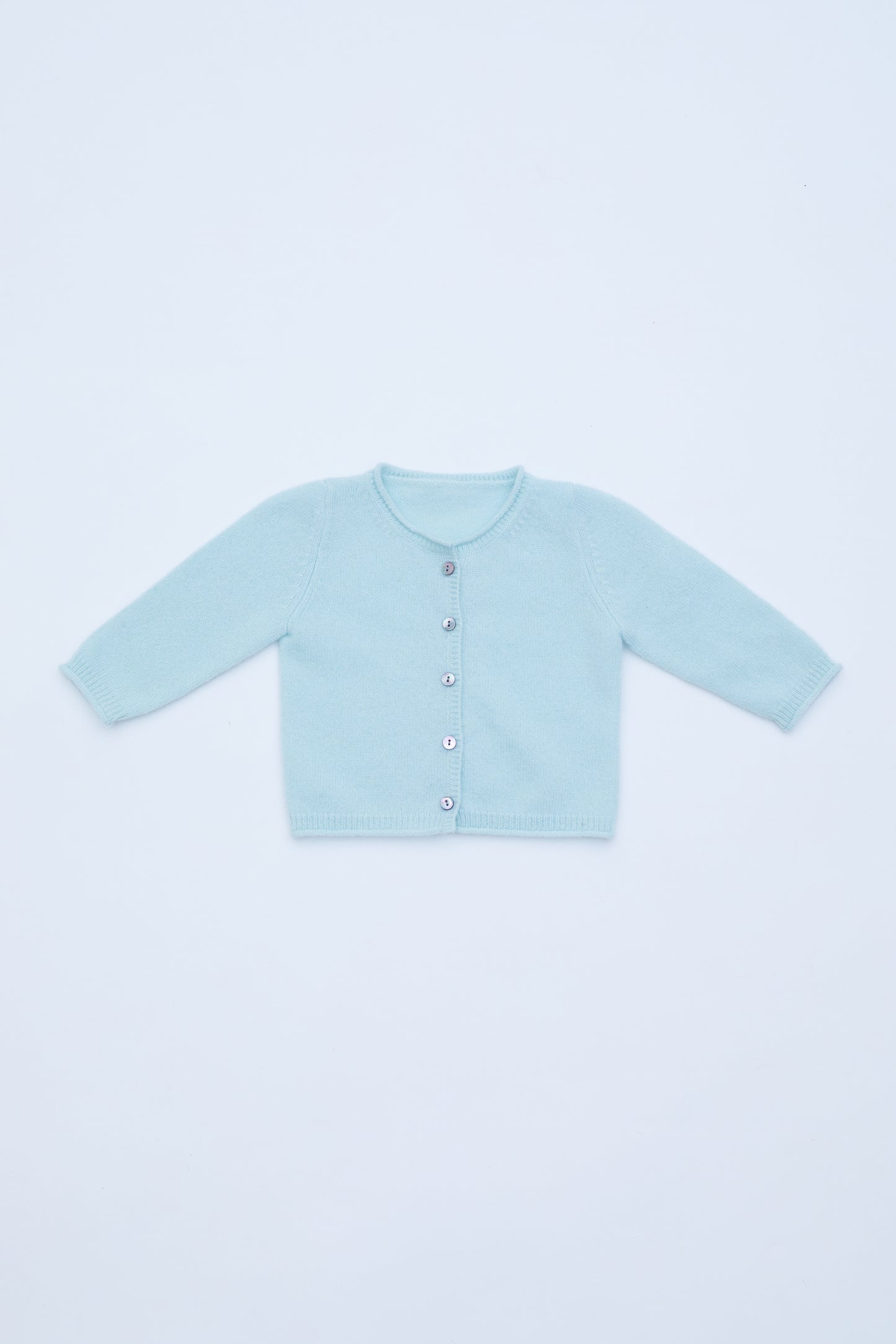 Mint Green baby cashmere cardigan